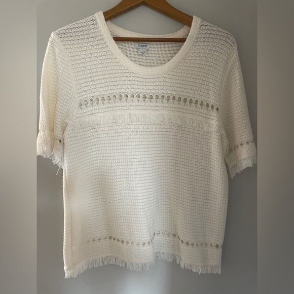 Sweaters - JCrew, beach sweater, see through